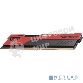 Оперативная память Patriot Viper Elite II, DDR4, 8GB (1x8 GB), 3200 MHz, CL18, DIMM, радиатор, красный/черный