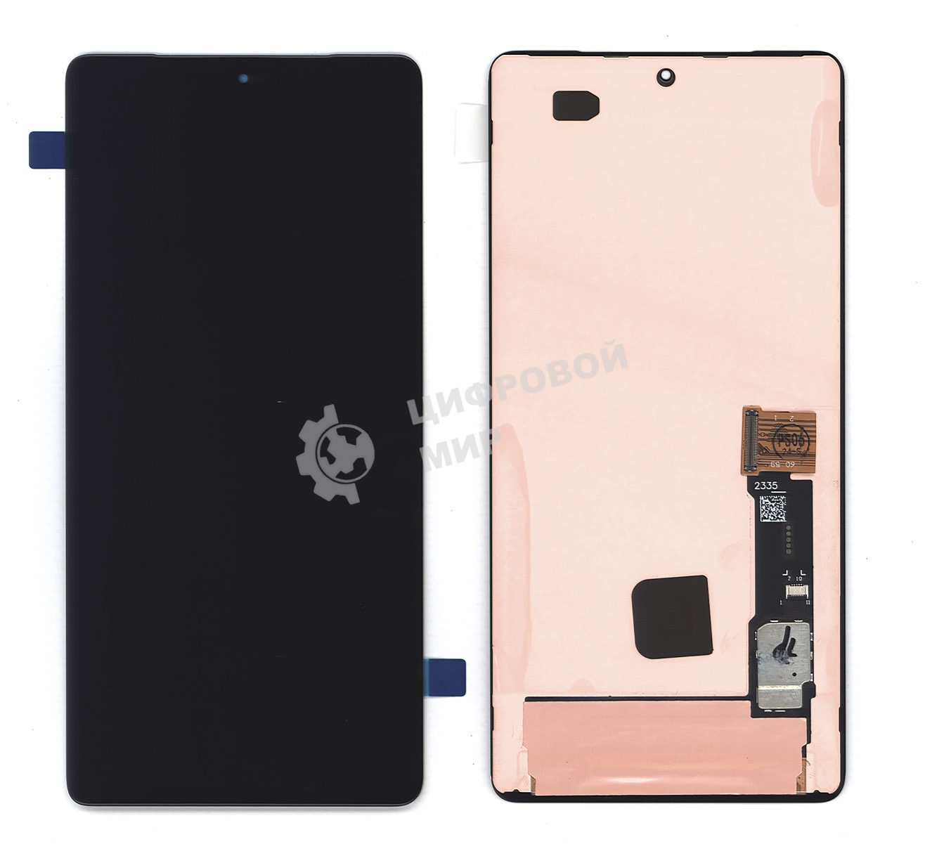 Дисплей (модуль) для Google Pixel 7 Pro в сборе с тачскрином OLED черный