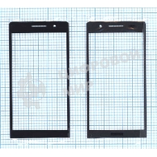 Стекло для Huawei Ascend P6 черное