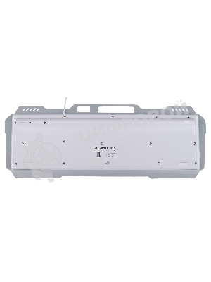 Клавиатура Gembird KB-G710M-S проводная, USB Type-A, чёрный/серебристый