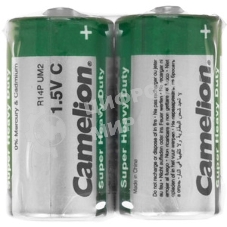 Элемент питания солевой Camelion R R14 (шринка 2шт) 1.5 В