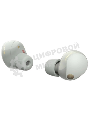 Наушники TWS Sony WF-1000XM5 серебристый, внутриканальные, Bluetooth, активное шумоподавление, беспроводная зарядка, до 8 ч
