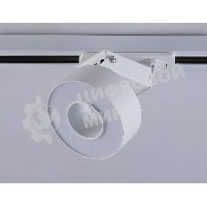 Трековый однофазный светодиодный светильник Ambrella light GL6861 WH белый LED 10W 4200K D75*80