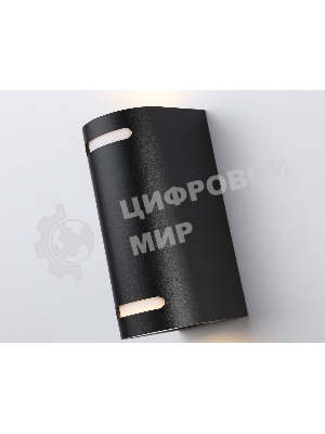 Светильник Ambrella light ST3744/2 BK черный IP54 GU10/2 max 35W 150*68*92