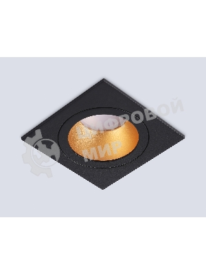 Встраиваемый точечный светильник Ambrella light TN102829 BK/GD черный/золото GU5.3 92*92*50