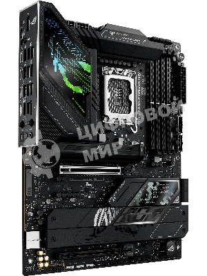 Материнская плата ASUS ROG STRIX Z890-F GAMING WIFI, LGA 1851, Intel Z890, 4xDDR5, 4xSATA, 5xM.2, 1xPCIe 5.0 x16, 1xPCIe 4.0 x4, 1xHDMI, 1xDP, 2xUSB-C, 1x 2.5Gb LAN, 4xUSB-A 3.2 Gen 1, 4xUSB-A 3.2 Gen 2, 2xUSB-A 2.0, 2xUSB-C Thunderbolt 4, 2x3.5 мм, 7.1, ATX