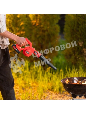 Воздуходувка-пылесос акк. портативная MTX LB-185, 35 м/с, 170 м3/ч, Li-Ion, 20 В