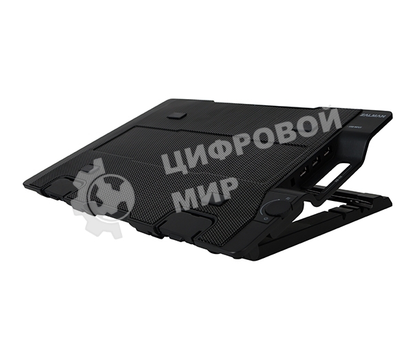 Теплоотводящая подставка Zalman ZM-NS2000 для ноутбуков 17“, размеры: 377 x 283 x 52 мм, интерфейс: USB2.0 x 3, USB Input x 1, вентилятор 200мм