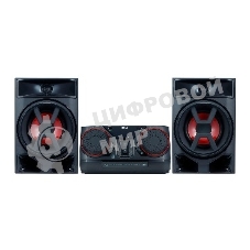 Музыкальный центр LG CK43 Мидисистема, мощность 300 Вт, DVD, FM, MP3, Воспр. с USB 2, HDMI, Bluetooth, аудиовход, Karaoke Star, Wireless Party Link