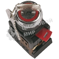 Переключатель AKS22 с ключ. 1-0. 1з+1р ИЭК BSW10-AKS-2-K02