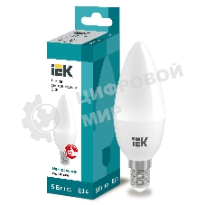 Лампа cветодиодная IEK LLE-C35-5-230-40-E14 ECO C35 свеча 5Вт 230В 4000К E14