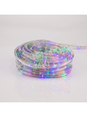 Дюралайт Neon-night LED, фиксинг (2W), 24 LED/м, мультиколор (RYGb), 25 м