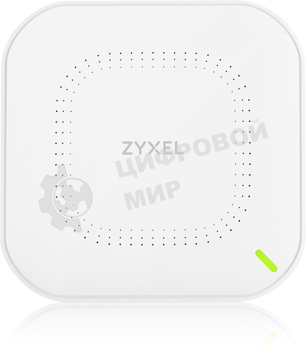 Гибридная точка доступа Zyxel NebulaFlex NWA50AX, WiFi 6, 802.11a/b/g/n/ac/ax (2,4 и 5 ГГц), MU-MIMO, антенны 2x2, до 575+1200 Мбит/с, 1xLAN GE, PoE, без поддержки Captive portal и WPA-Enterprise, защ
