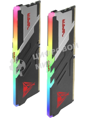Оперативная память Patriot Viper Venom, DDR5, 32GB (2x16GB), 5600MHz, CL36, DIMM, с радиаторами, RGB, черный