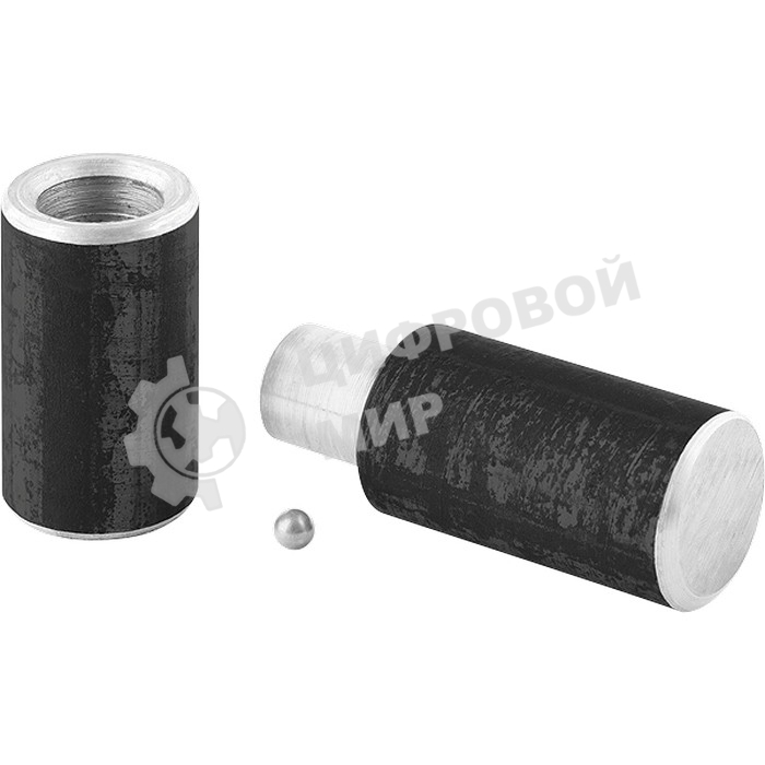 Петля гаражная с шаром Сибртех d 32, 140 мм, 2 шт.