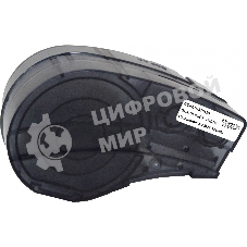 Картридж ленточный Cactus CS-M21-375499 черный шрифт, белый фон (9.5 мм, 4.9 м) для Brady BMP21-PLUS, BMP21-LAB