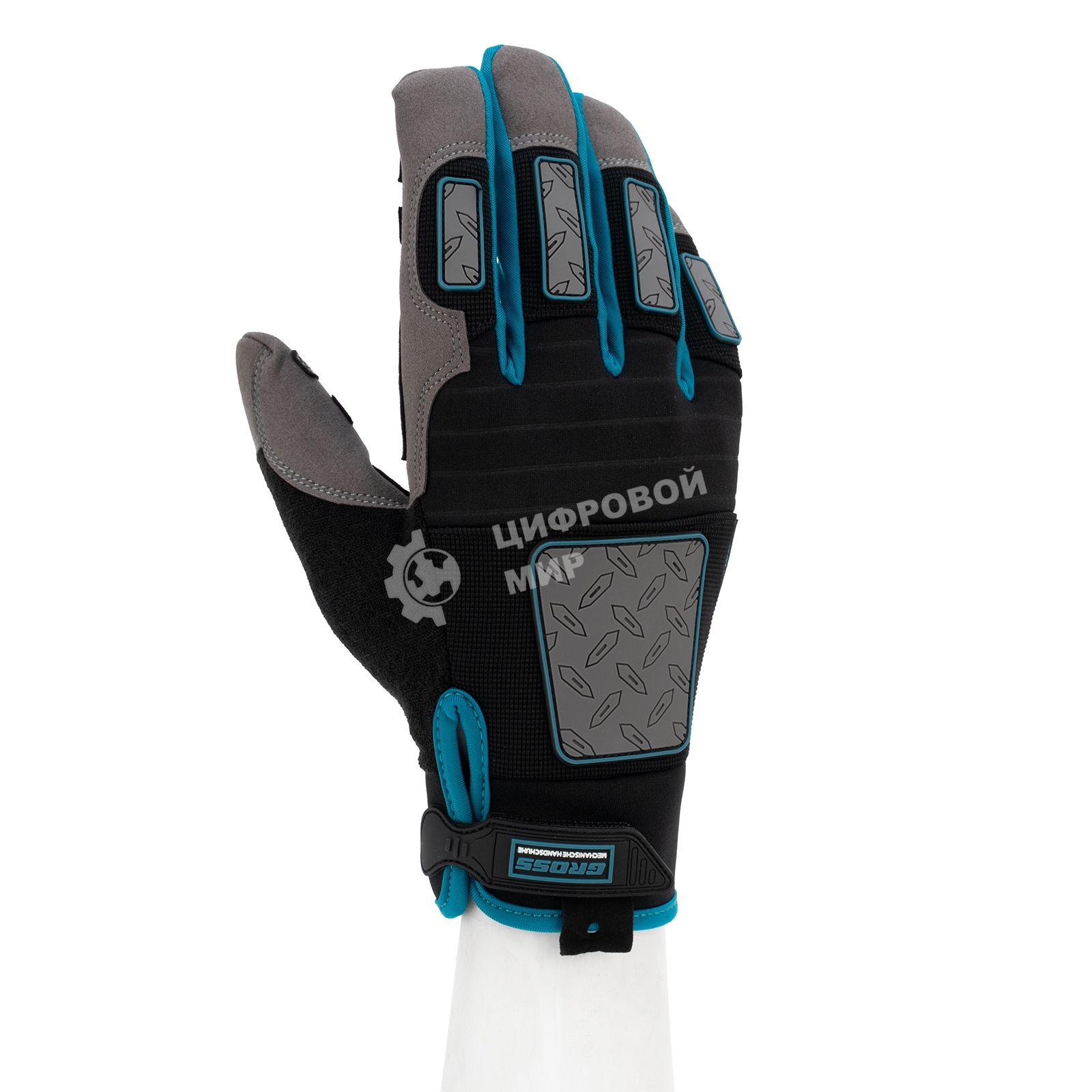 Перчатки универсальные Gross усиленные, с защитными накладками, DELUXE, размер M (8)