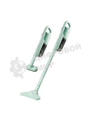 Пылесос вертикальный Galaxy Line GL 6221 мятный, питание от аккумулятора, 130 Вт, уборка сухая, пылесборник 0.3 л, работа от АКБ max - 30 мин