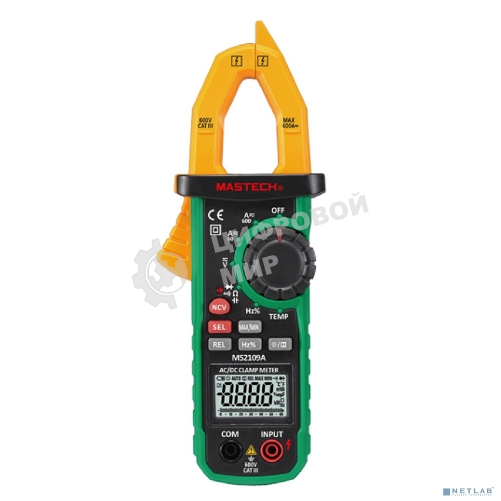 Токовые клещи MASTECH MS2109A 13-1309