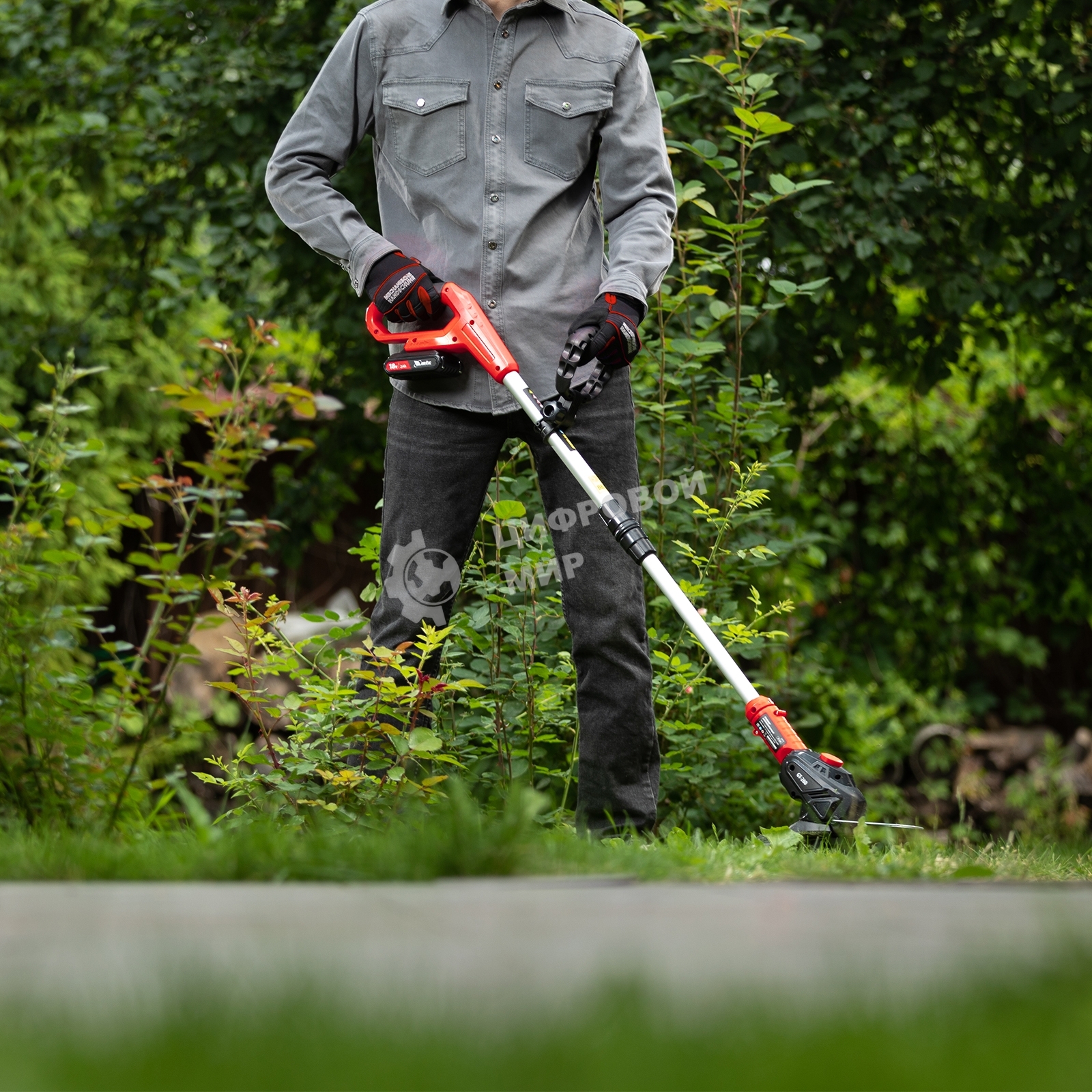 Триммер аккумуляторный MTX GT-260, Li-Ion, 18 В, 1 акк.