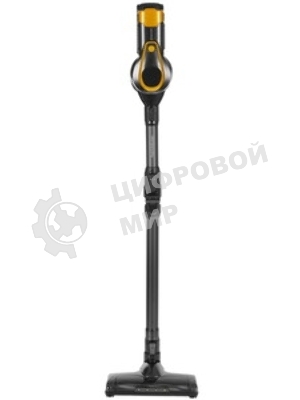 Пылесос вертикальный Brayer BR4273 серый/желтый, питание от аккумулятора, 350 Вт, уборка сухая, пылесборник 0,8 л