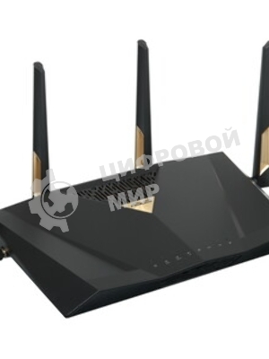Маршрутизатор ASUS RT-BE88U, черный/желтый, 90IG08V0-MO3N0V