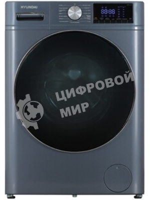Стиральная машина Hyundai WFD8401 темно-серый, загрузка фронтальная 8кг, 1400 об/мин., класс: B
