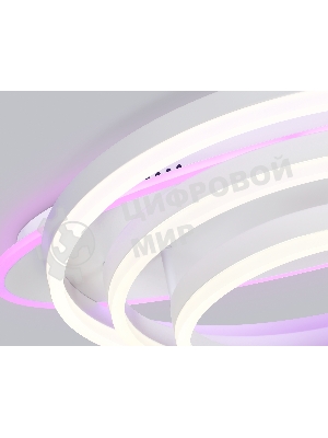 Светильник Ambrella light FA8522 WH белый 146W 3000K-6400K+RGB 560*500*150 (ПДУ РАДИО 2.4G)