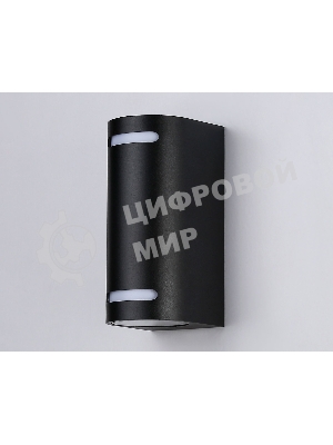 Светильник Ambrella light ST3744/2 BK черный IP54 GU10/2 max 35W 150*68*92