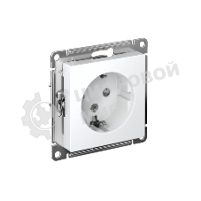 Розетка AtlasDesign с заземл. 16А механизм лотос SE ATN001343
