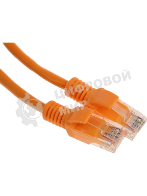 Патч-корд Premier PP12-1.5M/O 1000Гбит/с UTP 4 пары cat5E CCA molded 1.5м оранжевый RJ-45 (m)-RJ-45 (m)