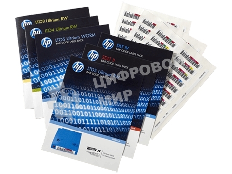 Наклейка HPE Q2014A LTO-7 Ultrium RW Bar Code Pack