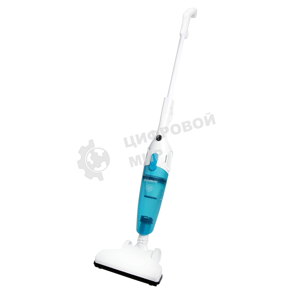 Пылесос вертикальный циклонного типа Endever SkyClean VC-278, белый/голубой, мощность 700 Вт, циклонная система фильтрации, 6 шт/уп