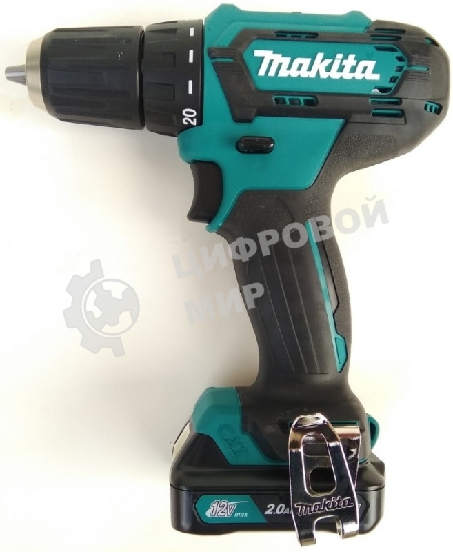 Дрель-шуруповерт аккумуляторная Makita DF333DWAE Аккумуляторная, Кейс