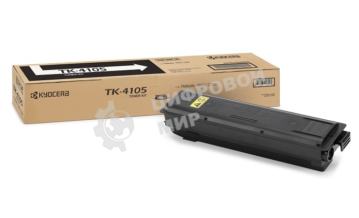 Картридж лазерный Kyocera TK-4105 (1T02NG0NL0) черный для TASKalfa 1800/2200/1801/2201 15000 стр