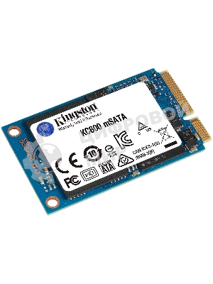 Накопитель SSD Kingston KC600, 1Tb, mSATA, R/W 550/520