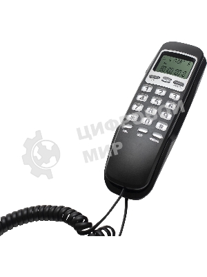 Телефон проводной Ritmix RT-010 черный