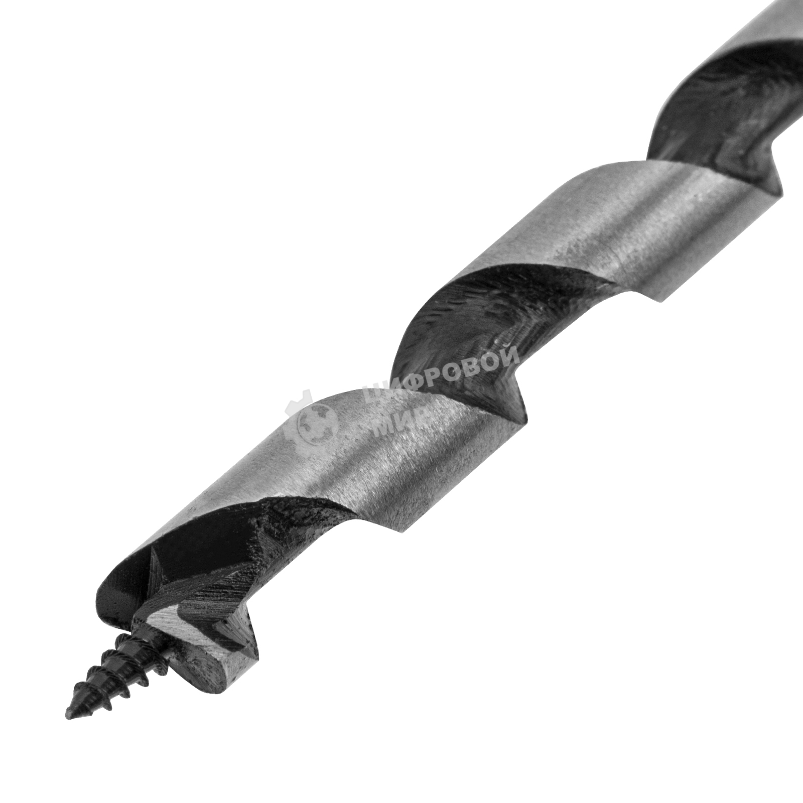 Сверло по дереву шнековое Matrix, 8 х 460 мм, 6-гранный хвостовик