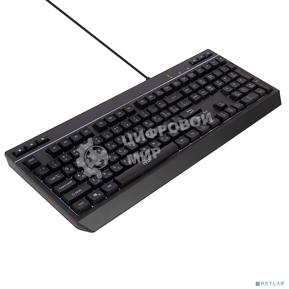 Клавиатура проводная игровая HIPER GKEY-1100, черный