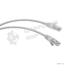 Патч-корд WRline WR-PC-RJ45-FTP-5E-2-GY F/UTP общий экран RJ-45 вил.-вилка RJ-45 cat.5e 2м серый LSZH (уп.:1шт)