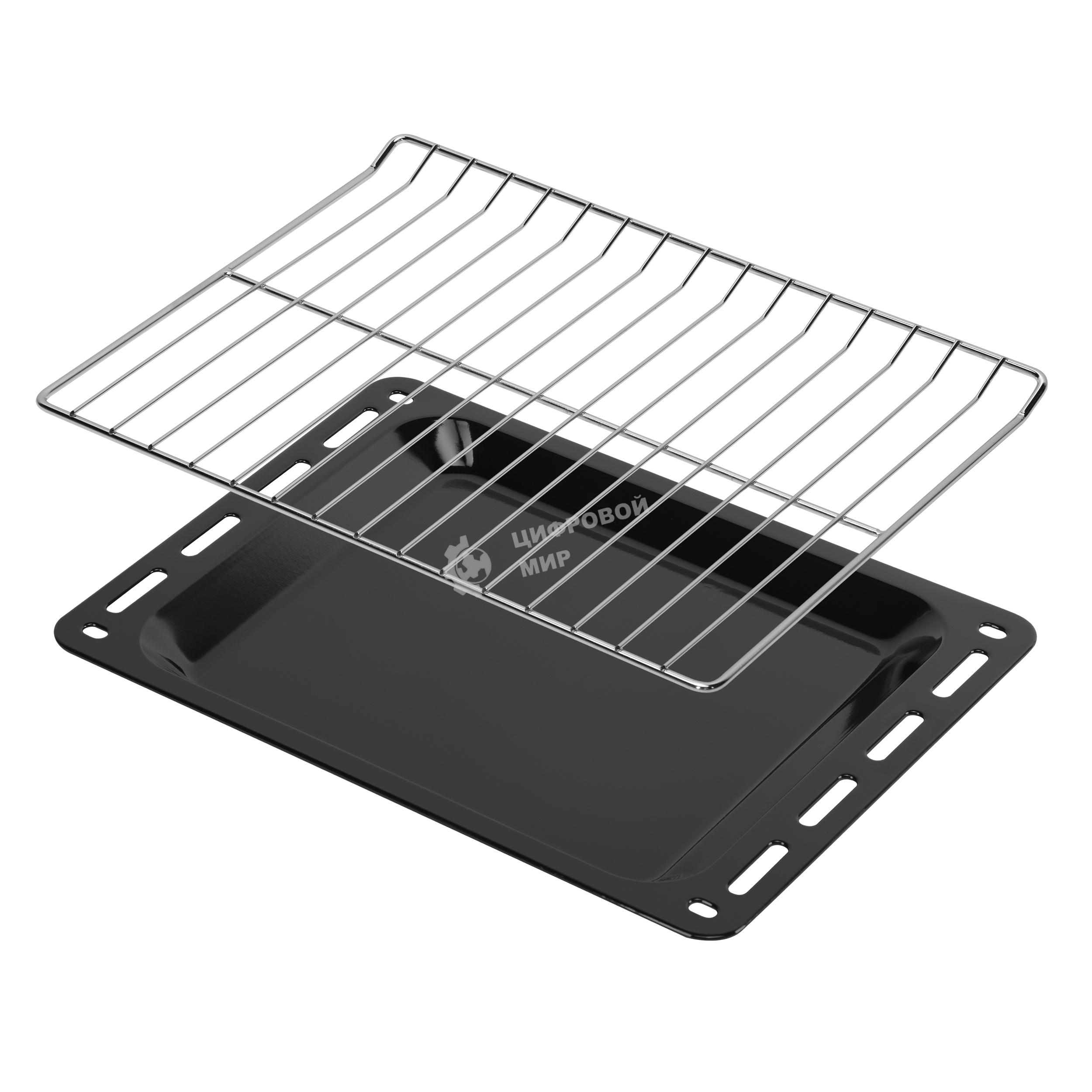 Шкаф духовой электрический Maunfeld AEOC6040S, 60л, дверца с 3 стеклами, нержавеющая сталь