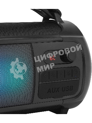 Колонка портативная Hyundai H-PS1025 черный 40W 2.0 BT 10м 3000mAh