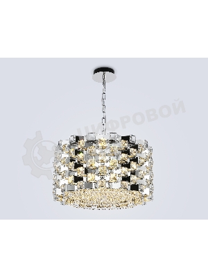 Люстра Ambrella light LH41001/12 CH/CL хром/прозрачный E14*12 max 40W D540*290