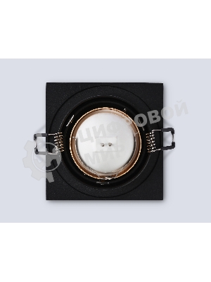 Встраиваемый точечный светильник Ambrella light TN102829 BK/GD черный/золото GU5.3 92*92*50