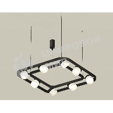 Светильник Ambrella light XB9182154/8 SBK/FR черный песок/белый матовый GX53 (C9182, N8402)