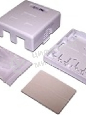 Модуль TWT (TWT-SA2-WH) Настенная коробка 2 порт. для Keystone