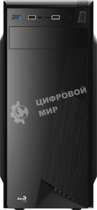 Компьютерный корпус Aerocool/Formula CS-1101 черный без БП ATX 2x120мм 1x140мм 2xUSB 2.0 1xUSB 3.0 audio