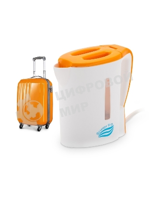 Чайник электрический Великие Реки Мая-1 бело-оранжевый