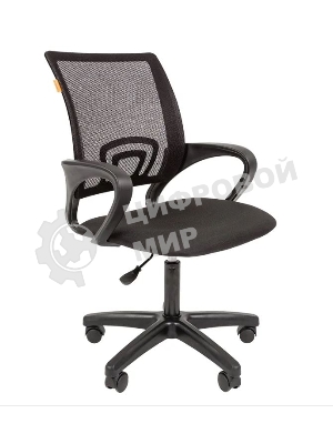 Кресло Chairman 696 TW-04 серый, ткань, 120 кг, механизм качания