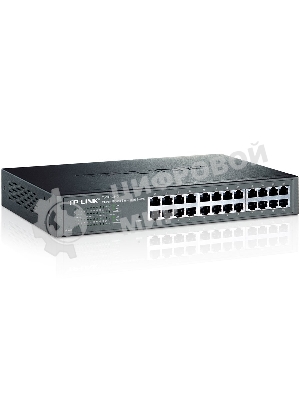 Коммутатор TP-Link SMB TL-SG1024DE 24-Port Gigabit Easy Smart Switch, 24 10/100/1000Mbps RJ45 ports, MTU/Port/Tag-based VLAN, QoS, IGMP Snooping